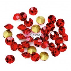 Diamante 100 buc de unghii 3D, DS014 Rosii RD 1,8mm 